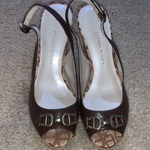 Etienne Aigner open toe shoe